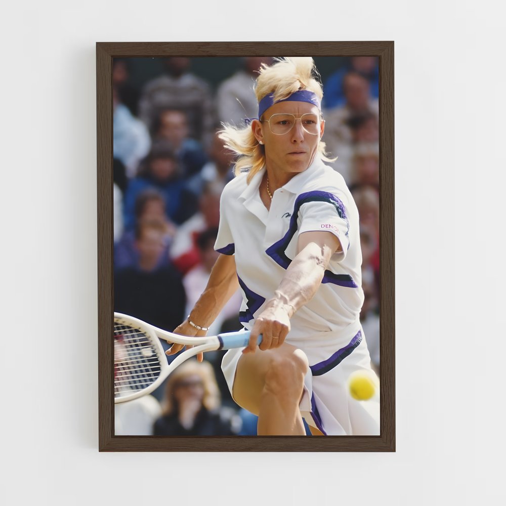 Poster Swing avec Martina – affiche Tennis (vue 5)